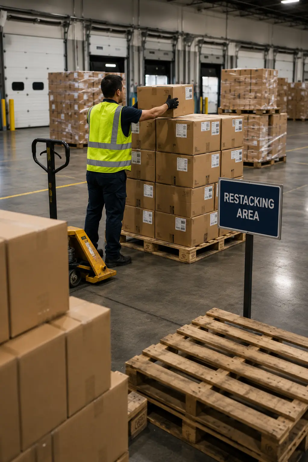 Restacking Area